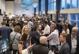 A full exhibit hall at one of our investor events